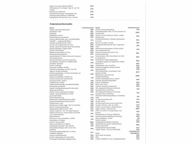 Cupra formentor 1.4 e-hybrid phev 204pk automaat 2023 - afbeelding 10 van  20