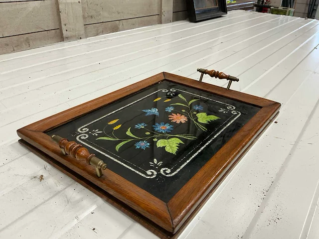 Curiosa dienblad antiek - afbeelding 3 van  4