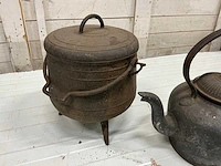 Curiosa theepot antiek (2x) - afbeelding 3 van  6