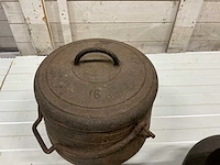 Curiosa theepot antiek (2x) - afbeelding 6 van  6