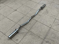 Curl 50mm gelagerd 120cm halterstang - afbeelding 1 van  2