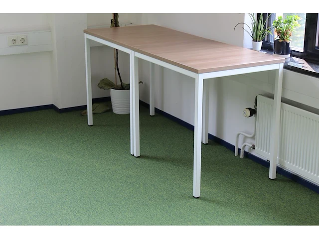 Cursus/vergader opstelling met drabert stoelen. totaal 24 tafels en 17 stoelen en 1 docententafel met verri... - afbeelding 6 van  10