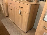 Curve eiken dressoir - afbeelding 3 van  8