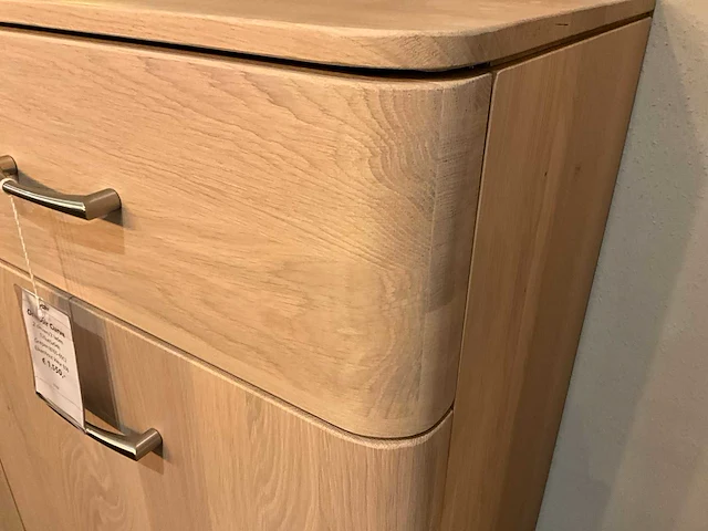 Curve eiken dressoir - afbeelding 4 van  8