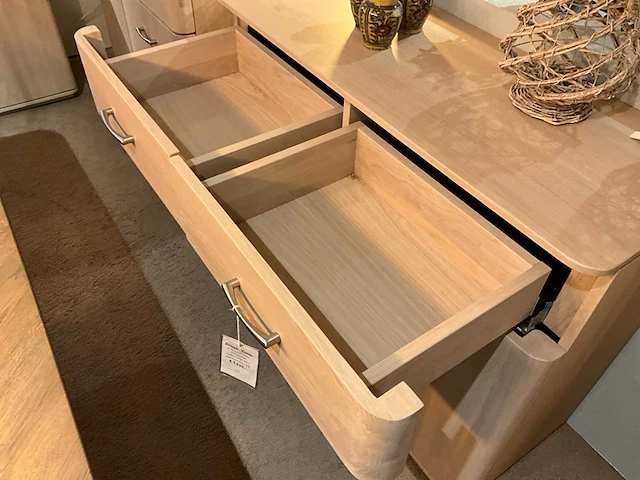Curve eiken dressoir - afbeelding 5 van  8