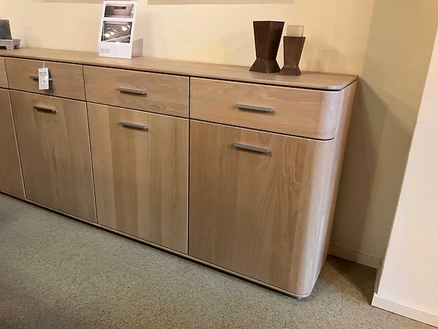 Curve eiken dressoir - afbeelding 3 van  10