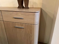 Curve eiken dressoir - afbeelding 6 van  10
