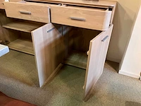 Curve eiken dressoir - afbeelding 8 van  10