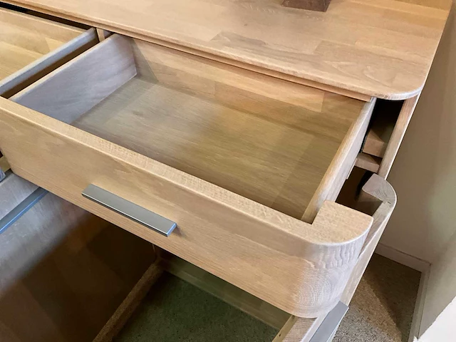 Curve eiken dressoir - afbeelding 10 van  10