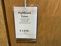 Curve eiken opbergkast - afbeelding 8 van  8
