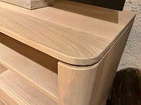 Curve eiken tv meubel - afbeelding 4 van  8