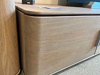 Curve eiken tv meubel - afbeelding 4 van  8