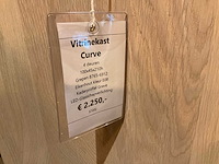 Curve eiken vitrinekast - afbeelding 8 van  8