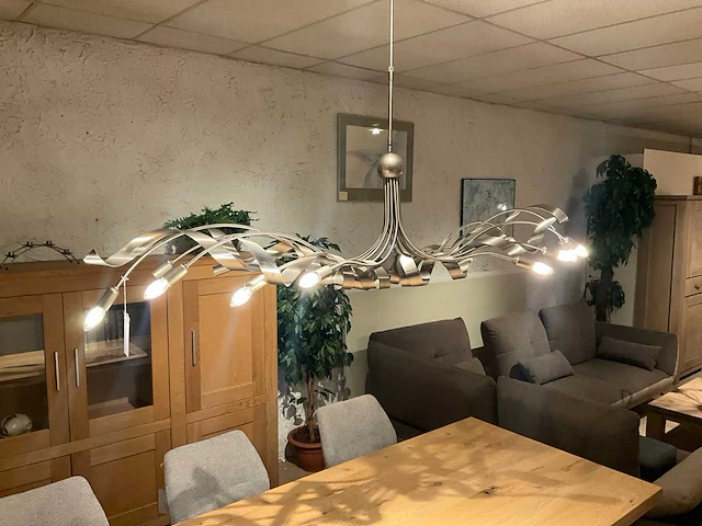 Curve rvs hanglamp - afbeelding 1 van  5