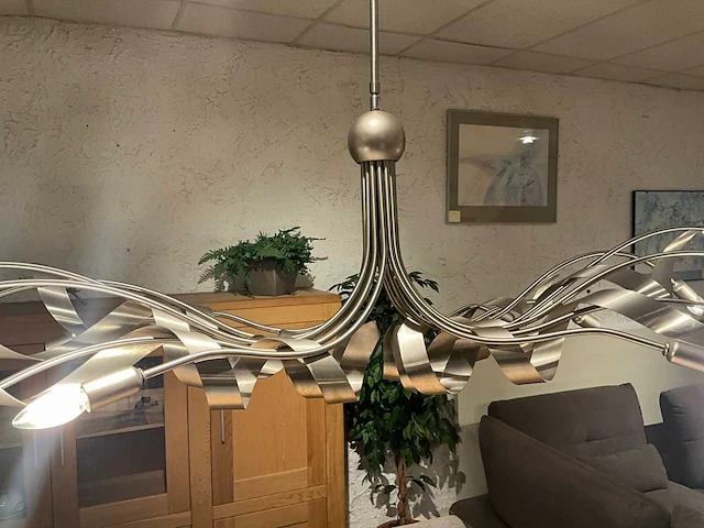 Curve rvs hanglamp - afbeelding 4 van  5