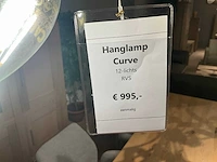 Curve rvs hanglamp - afbeelding 5 van  5
