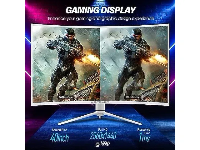 Curved gaming monitor 39inch 165hz - afbeelding 4 van  4