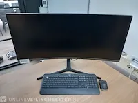 Curved monitor samsung, c34h890wju - afbeelding 2 van  7