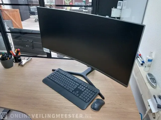 Curved monitor samsung, c34h890wju - afbeelding 3 van  7