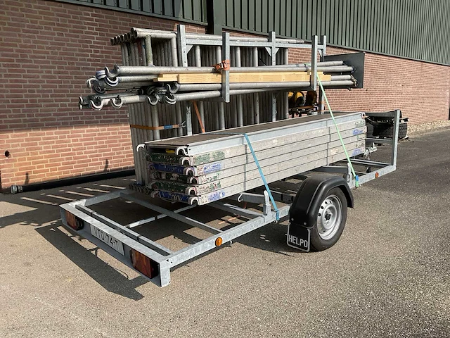 Custers steigeraanhanger met rolsteiger - afbeelding 5 van  11