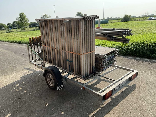 Custers steigeraanhanger met rolsteiger - afbeelding 6 van  11