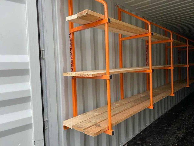 Custom cubes - heavy duty shelving - legbordstellingen voor opslag container (6x) - afbeelding 5 van  22