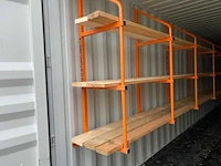 Custom cubes - heavy duty shelving - legbordstellingen voor opslag container (6x) - afbeelding 5 van  22