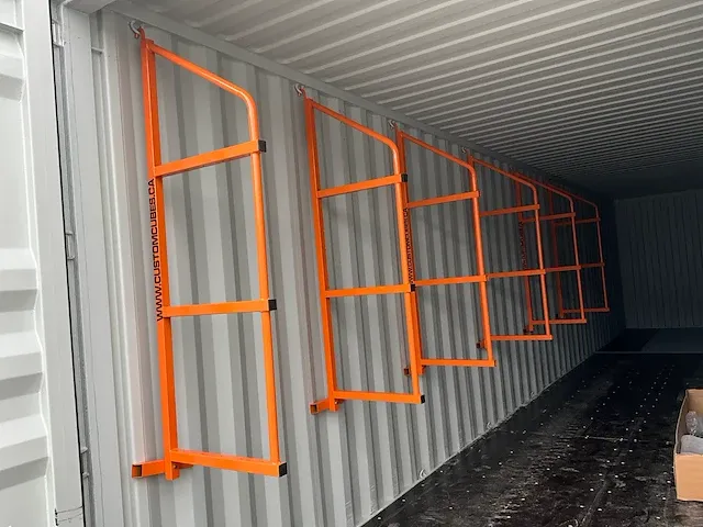 Custom cubes - heavy duty shelving - legbordstellingen voor opslag container (6x) - afbeelding 1 van  22