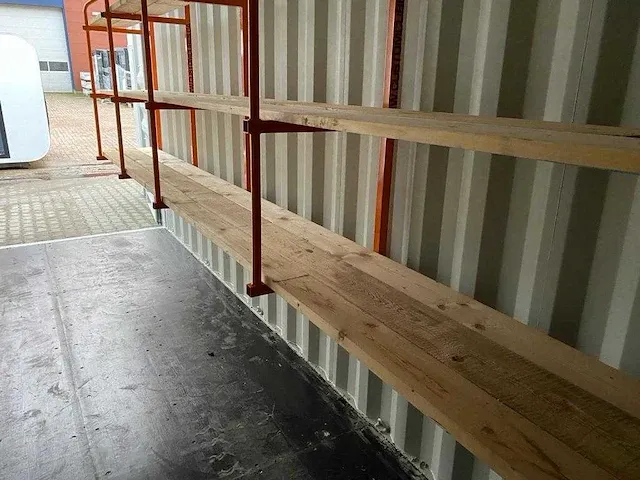 Custom cubes - heavy duty shelving - legbordstellingen voor opslag container (6x) - afbeelding 17 van  22