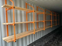 Custom cubes - heavy duty shelving - legbordstellingen voor opslag container (6x)