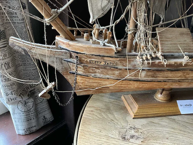 Cutty sark model zeilschip - afbeelding 2 van  7