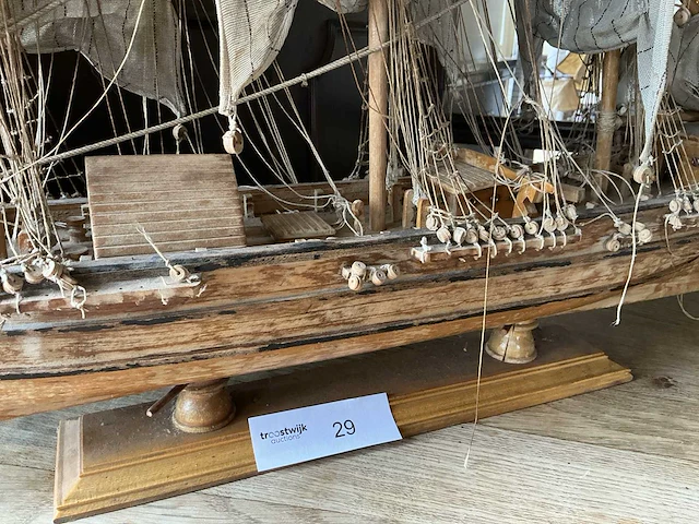 Cutty sark model zeilschip - afbeelding 3 van  7