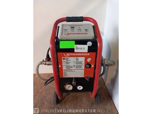 Cv spoelcompressor rothenberger, ropuls, bouwjaar 2017 - afbeelding 2 van  8