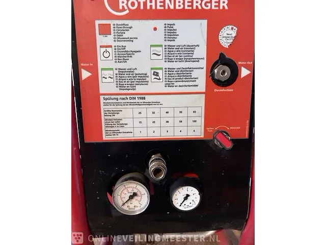 Cv spoelcompressor rothenberger, ropuls, bouwjaar 2017 - afbeelding 7 van  8