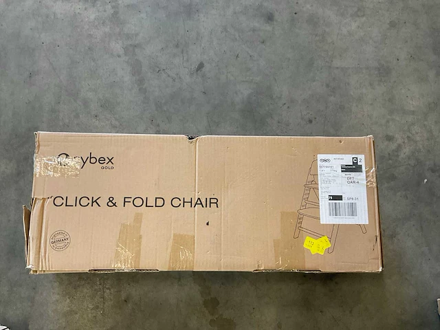 Cybex click&fold chair - afbeelding 2 van  3