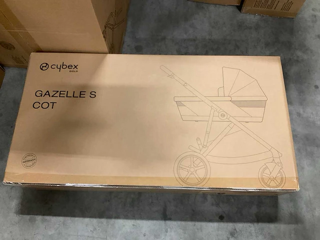 Cybex gazelle s cot moon black - afbeelding 2 van  3
