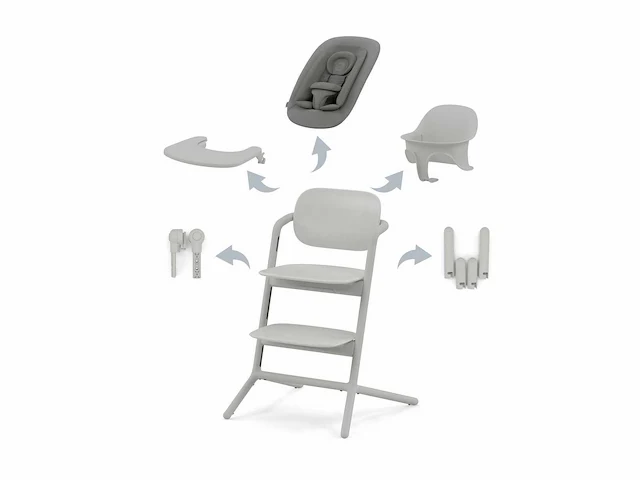 Cybex lemo 4-in-1 suede grey - afbeelding 1 van  5