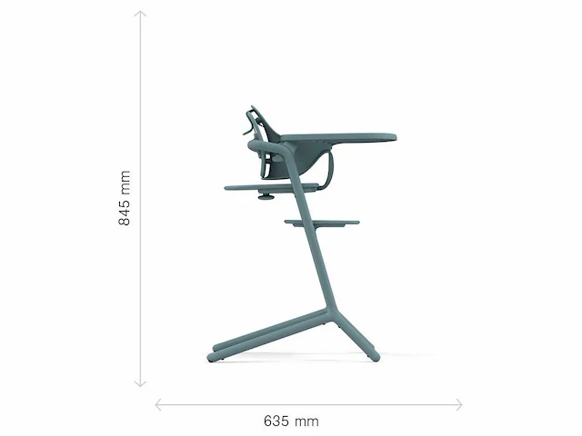Cybex lemo 4-in-1 suede grey - afbeelding 5 van  5
