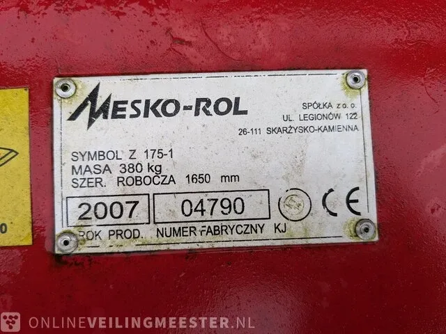 Cyclomaaier mesko-rol, z e75-1, bouwjaar 2007 - afbeelding 5 van  10