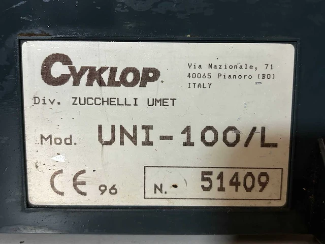 Cyclops - uni- 100/l - waterbasis plakband apparaat - afbeelding 2 van  8