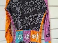 Cycologe fietsjack met print extra lucky chain ring - model jers - maat l - afbeelding 2 van  4