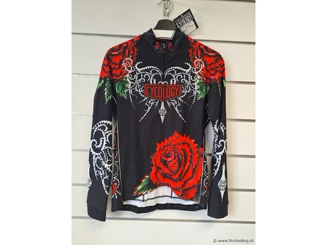 Cycology fietsjack met bloemenprint - model jers81 - maat xl - afbeelding 1 van  3