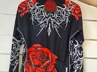 Cycology fietsjack met bloemenprint - model jers81 - maat xl - afbeelding 2 van  3