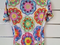 Cycology fietsshirt met bloemprint - model jers134 - maat m - afbeelding 2 van  4