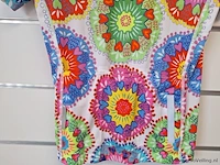 Cycology fietsshirt met bloemprint - model jers134 - maat m - afbeelding 3 van  4
