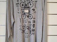 Cycology fietsshirt met lange mouwen - model bike maths - maat xl - afbeelding 1 van  4