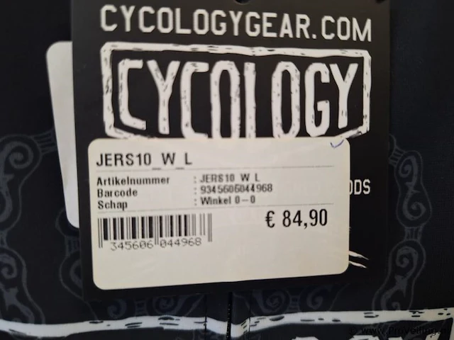 Cycology fietsshirt met print - model jers10 - maat l - afbeelding 4 van  4