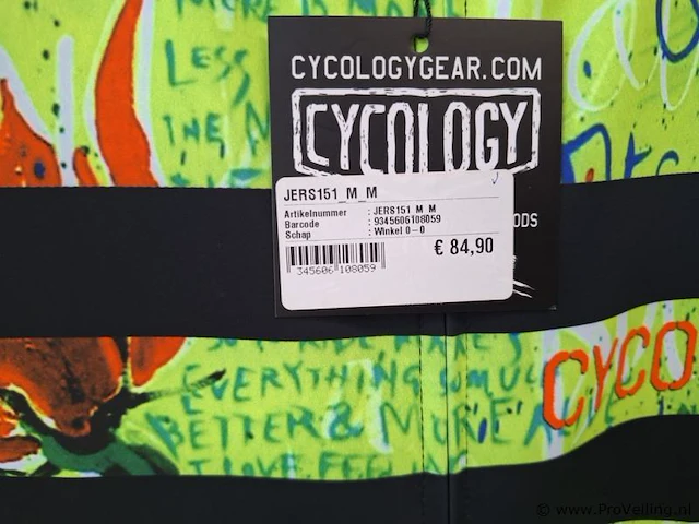 Cycology fietsshirt met print - model jers151 - maat m - afbeelding 4 van  4