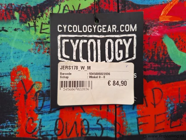 Cycology fietsshirt met print - model jers178 - maat m - afbeelding 4 van  4
