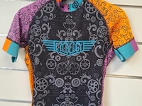 Cycology fietsshirt met print extra lucky chain ring - model jers161 - maat m - afbeelding 1 van  4